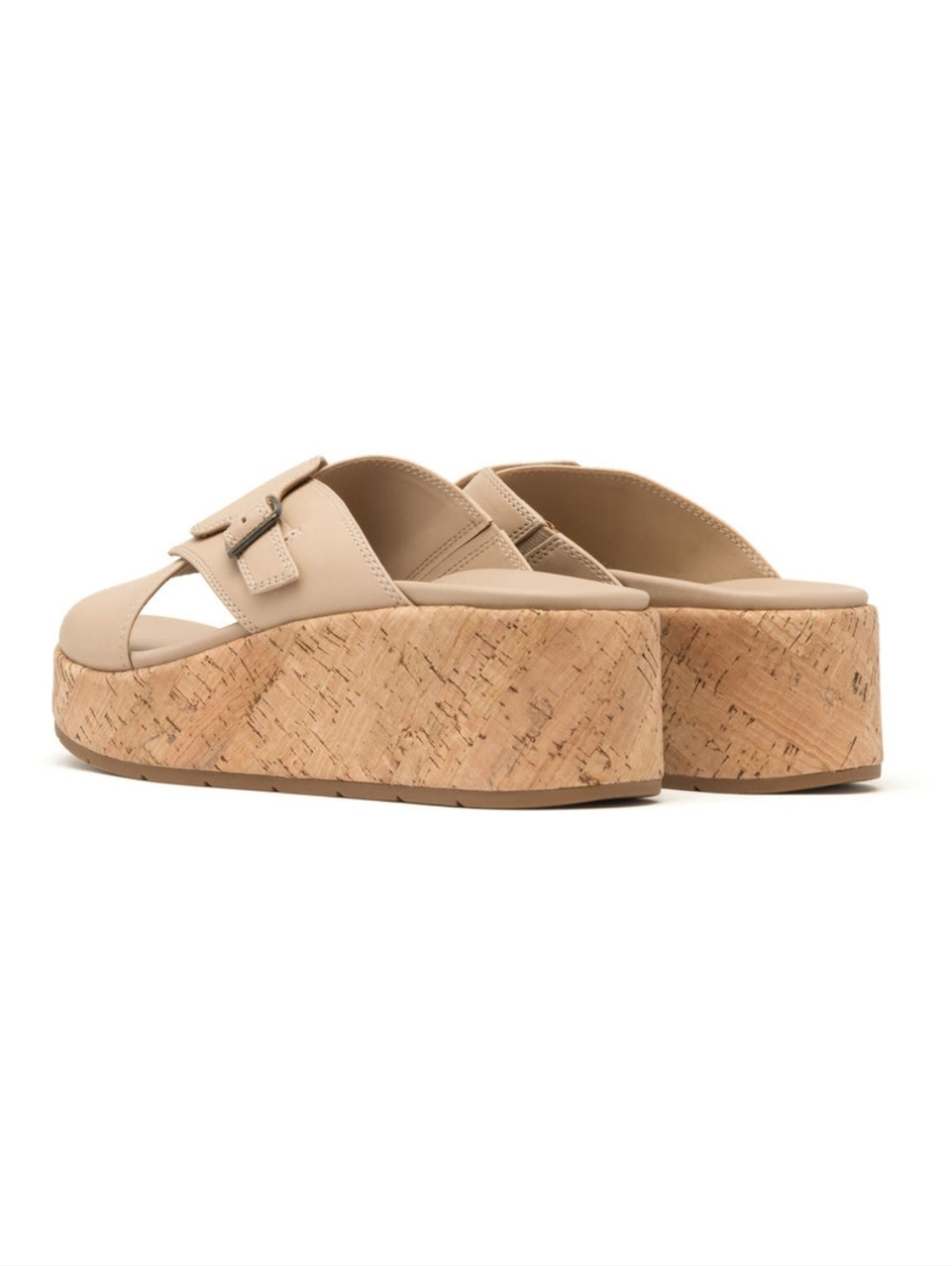 ABEO Dylan 2351 Solstice Cross Slide Metatarsal Cuban Sand Cork Wedge Sandal 7.5 - Picture 10 of 12